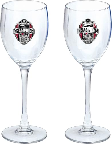 Heritage Pewter Georgia Bulldogs 2022 - Juego de 2 vasos de vidrio para agua del Campeonato Nacional 2022 vasos de copa de 12 onzas vidrio de peltre