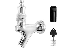 Stainless Steel Draft Beer Faucet with Brass Body
