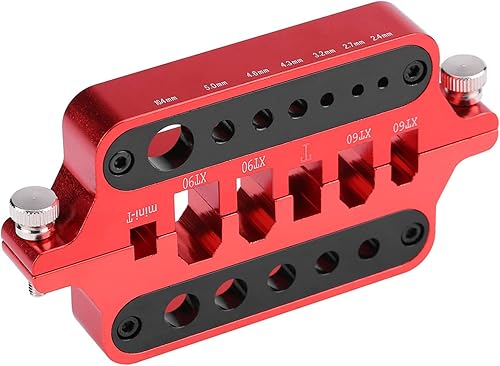 Miniatura 6 de Jig de soldadura, resistente y duradera 1pc estación de soldadura multifunción de aleación de aluminio para XT60 XT90 T conector Banana