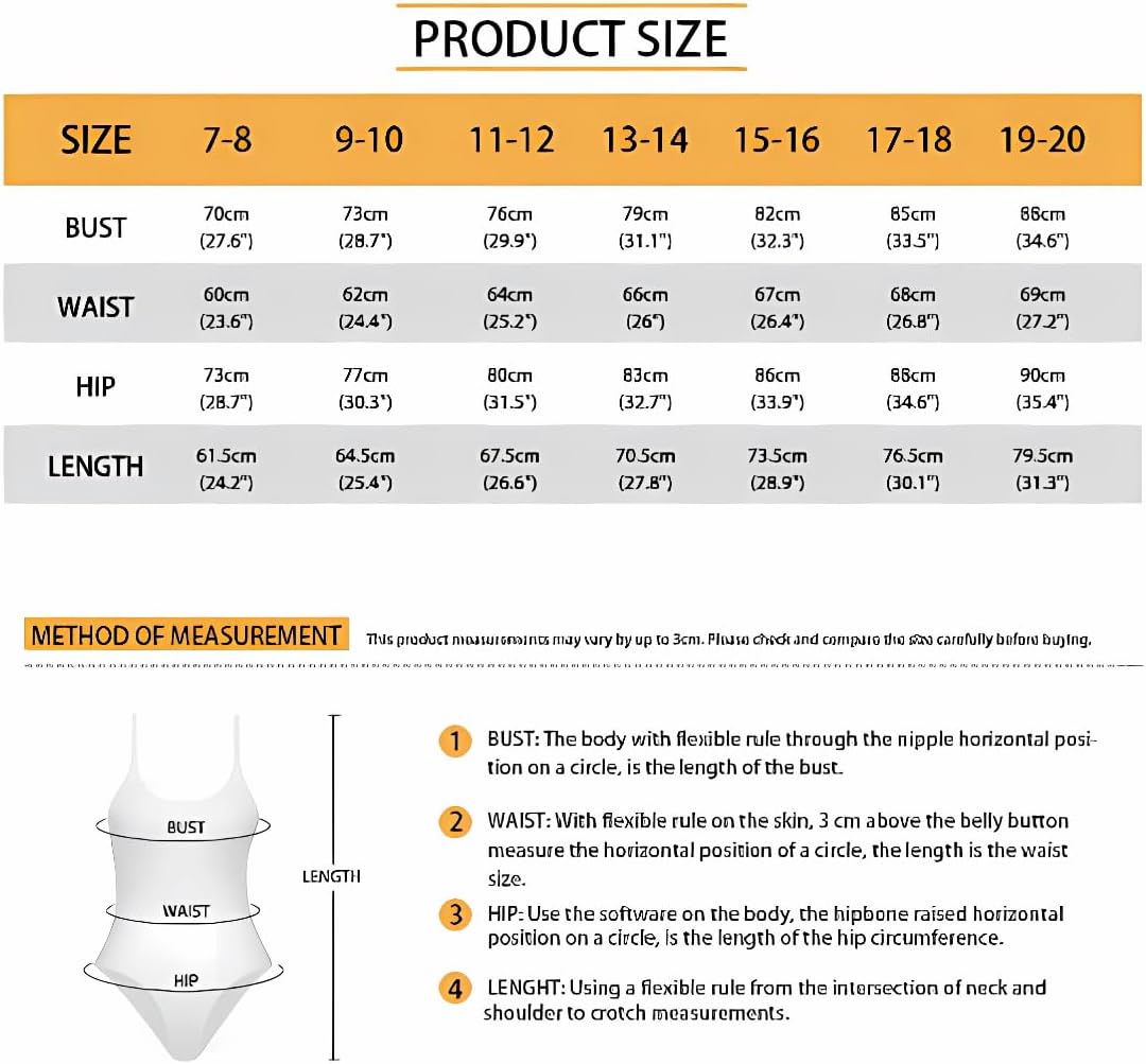 Ystardream 女の子用水着 タンキニ水着 7-18 キッズビーチ水着
