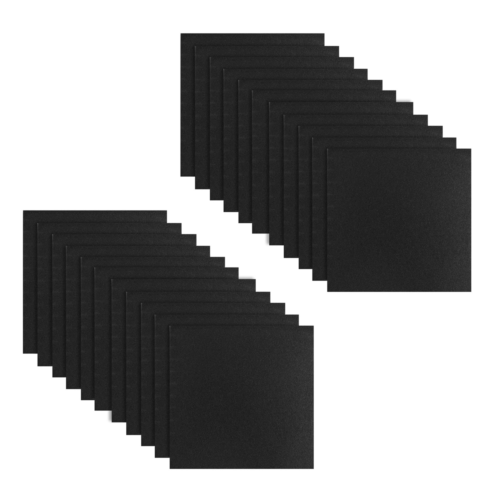Bloepum 24 Pack- Acoustic Panels foam Engineering sponge Wedges Soundproofing Panels 1inch x 12 inch x 12inch