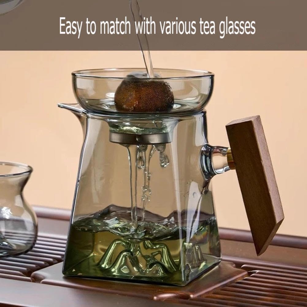 Zestaw do herbaty, herbata liściasta Steeper, czajniczek, zaparzacz do herbaty liściastej, szklany czajniczek, zestaw filiżanek do herbaty, czajniczek do herbaty, zaparzacz do herbaty