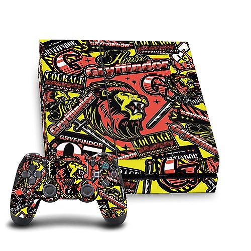 Autocollant Harry Potter Gryffindor PS4, le cadeau idéal pour joueur passionné