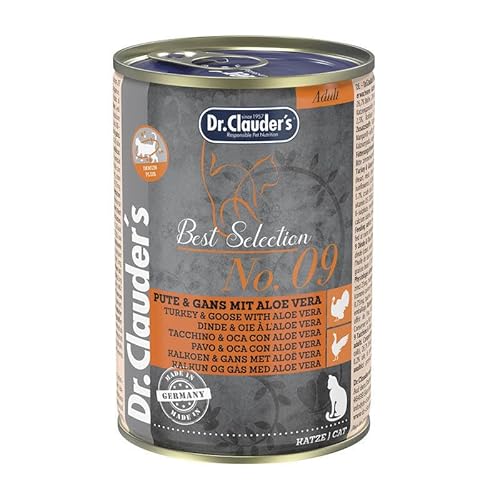 Produktbild von Dr. Clauder's Best Selection Adult No. 9 Pute & Gans mit Aloe Vera - 6 x 400 g