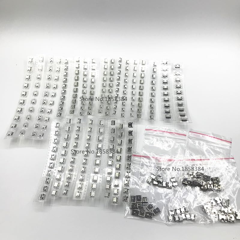 Wiring Connecting Terminals - 30Models 300pcs/lot in The Box USB Kits Female Micro USB Connector Socket Charging Port