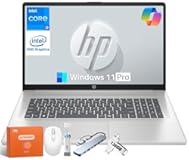 2025 17&period;3" Laptop Compurter for Business & Student&comma; Intel 8-Core Processor&comma; 32 GB RAM&comma; 1 TB SSD&comma; Anti-Glare Display&comma; Windows 11 Pro&comma; Bluetooth 5&period;3&comma; Type-c&comma; Silver&comma; Copilot AI&comma; w&sol;Accessories