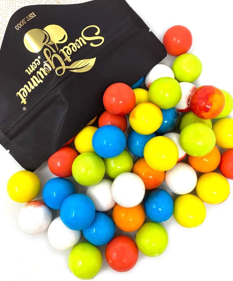 SweetGourmet Lightning Bolts | Sour Filled Bubble Gum Balls | 2 Pounds