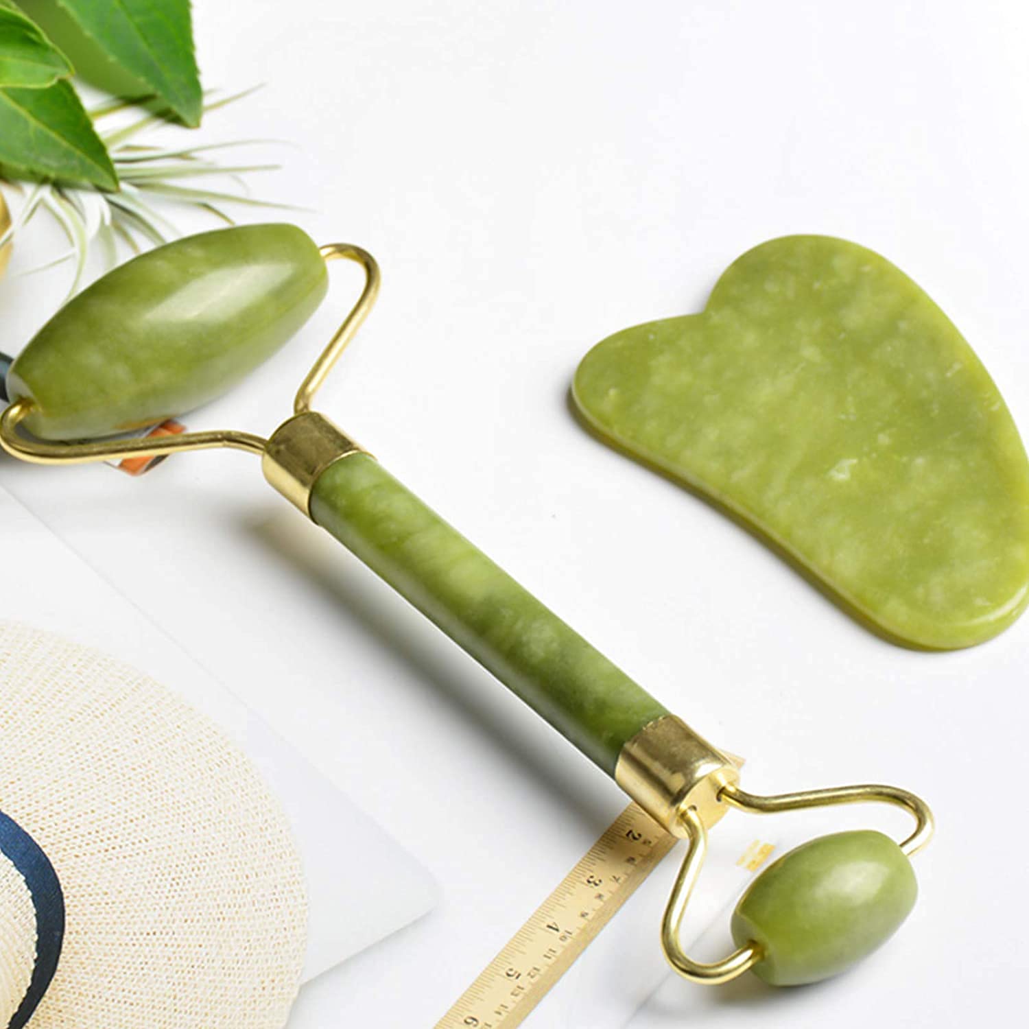 Amazon.co.jp: 翡翠ローラー、フェイスローラーキットフェイス