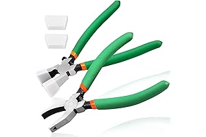 2pcs Glass Running Pliers Grozier Pliers Set for Stained Glass Work