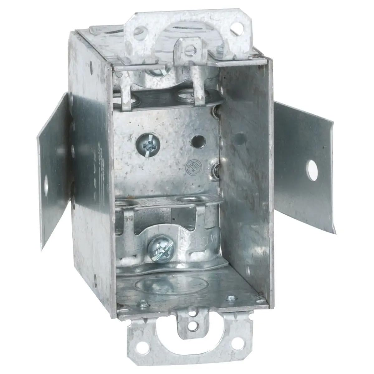 Caja eléctrica Hubbell-Raco 526 de 2-1/2 pulgadas de profundidad con orejas de yeso