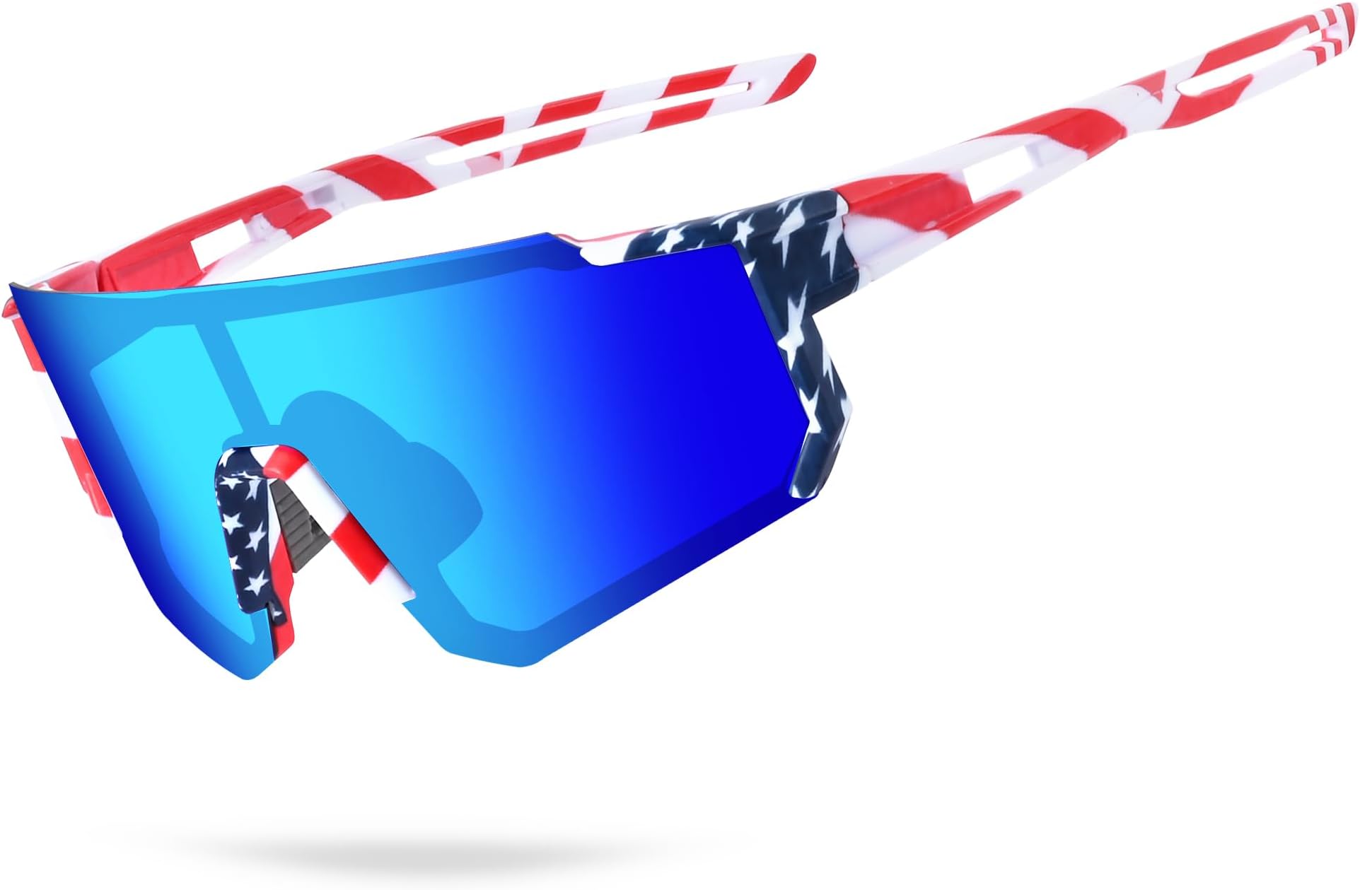SABSANPolarized Sports Sunglasses for Men Women Youth Baseball Fishing Running Cycling Golf Trekking TAC Glasses