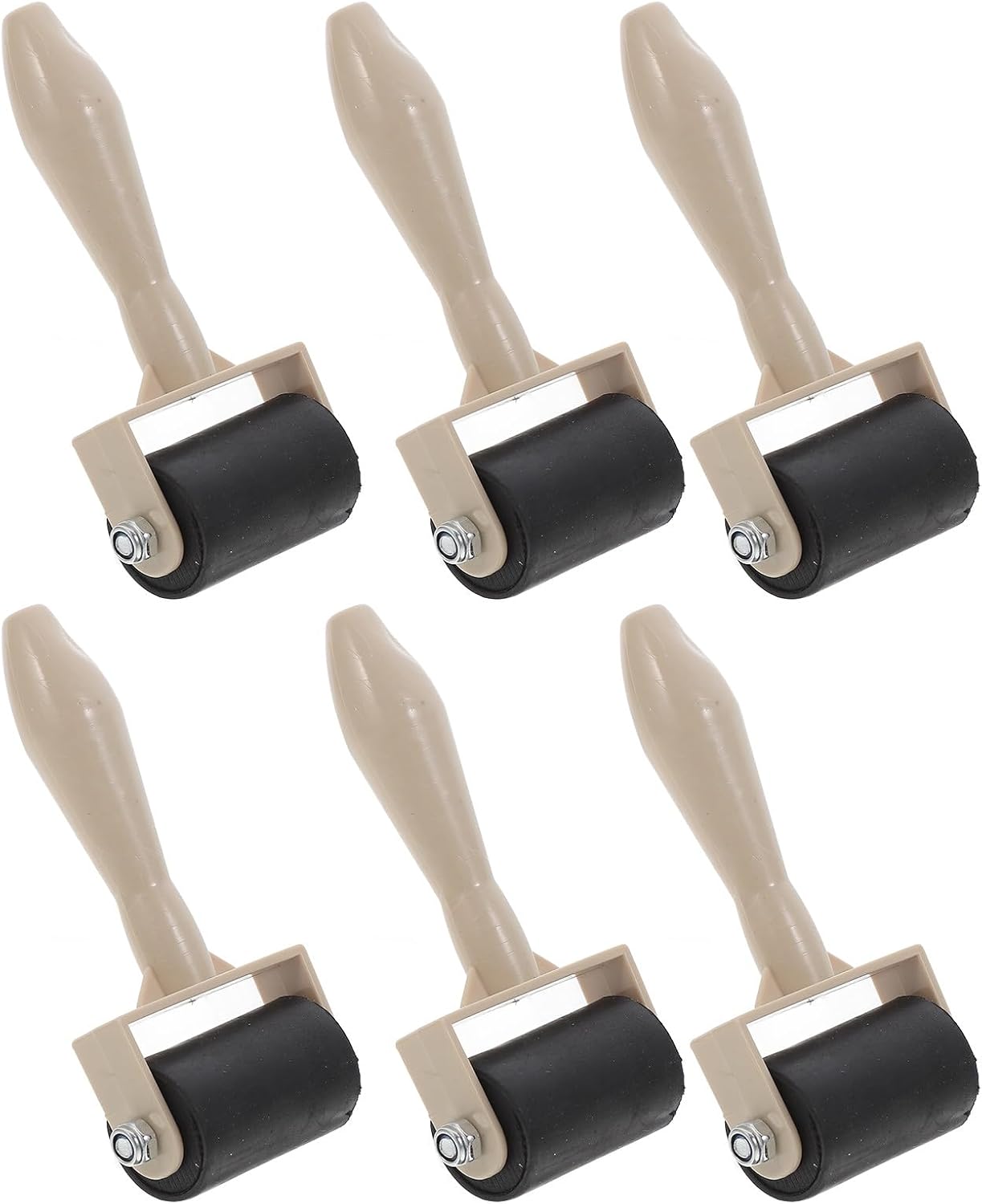 OFFSCH 6Pcs Printmaking Glue Rollers Ink Rollers for Printing Art Craft Tools for Printmaking and Relief Block Printing