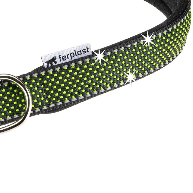 Foto 3 de 3 de Ferplast Collar Perro Daytona Deluxe, Collar Perros Pequeño, Collar de Nylon Reflectante, Acolchado