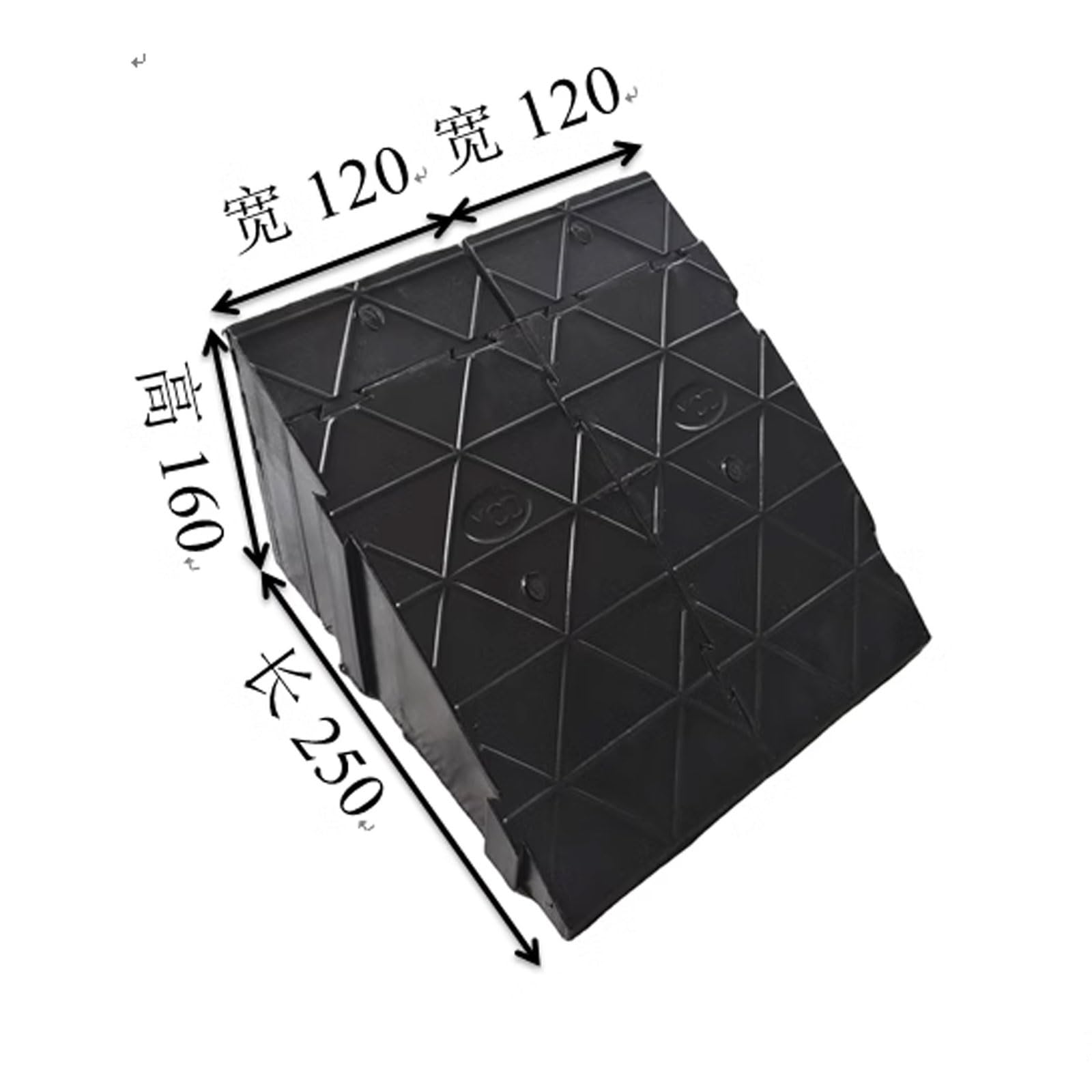 Rampas Portátiles para Escalones, Rampas de Umbral para Vehículos con Usos Múltiples, Rampa para Silla de Ruedas para Puerta, Escaleras, Escalones, Negro