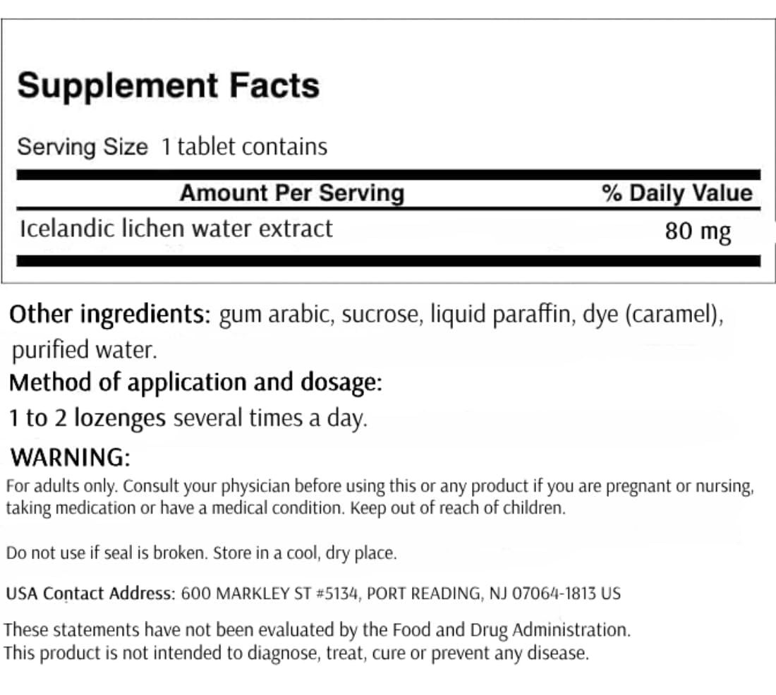 IslaMoos 60 lozenges