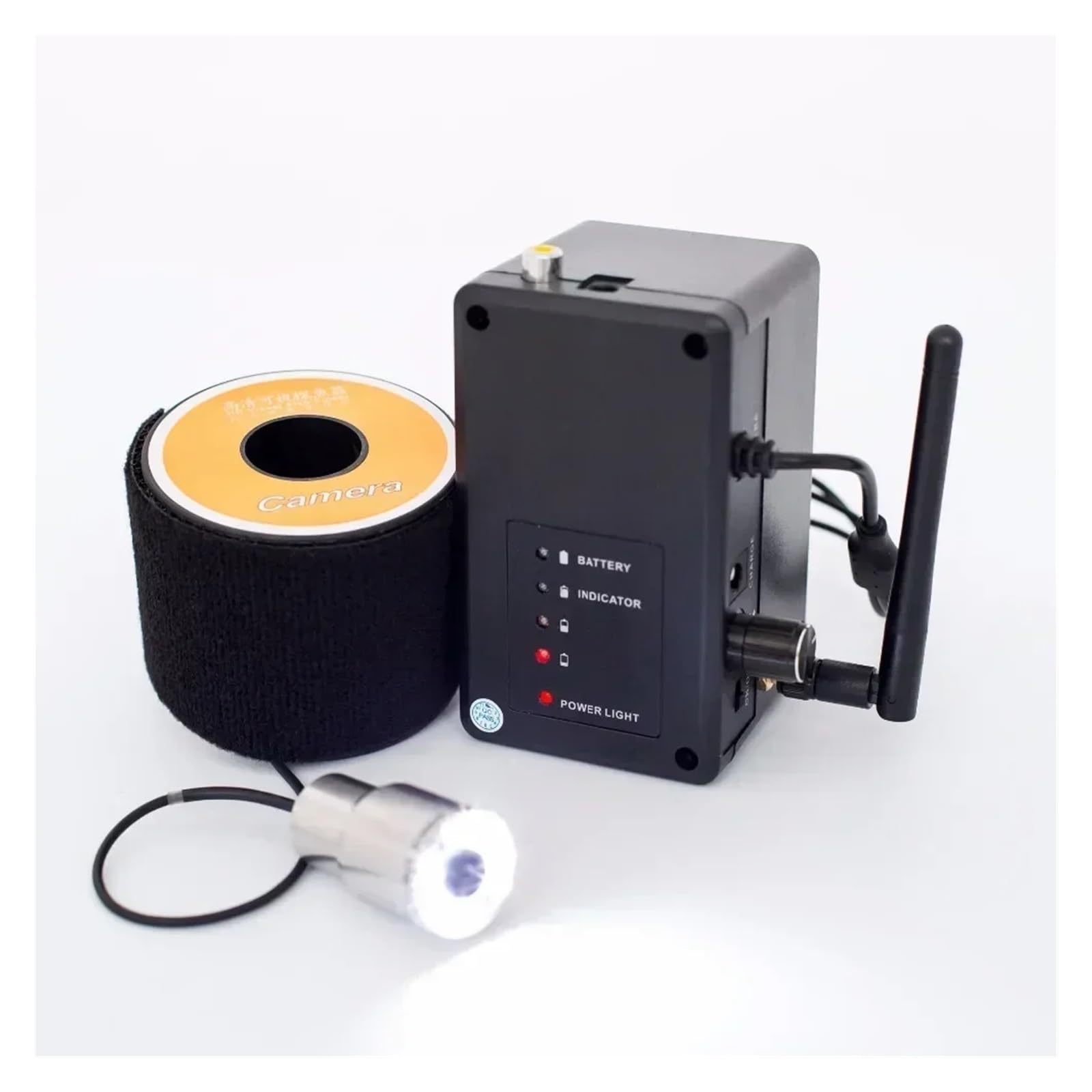 WF13WSL 15M/49FT 2.4G Wireless Wi-Fi Fishing Camera Portable Underwater Inspection Fish Finder 15m(Aluminum box)