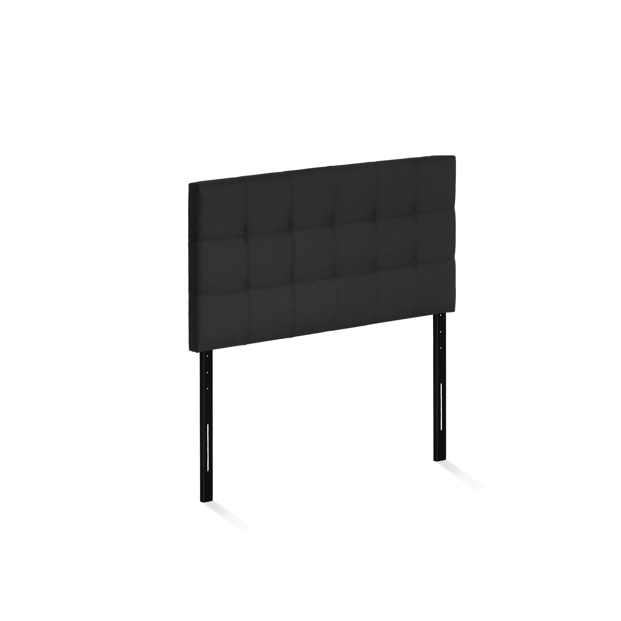 FURINNO Roanne Tufted Headboard, Twin, Black