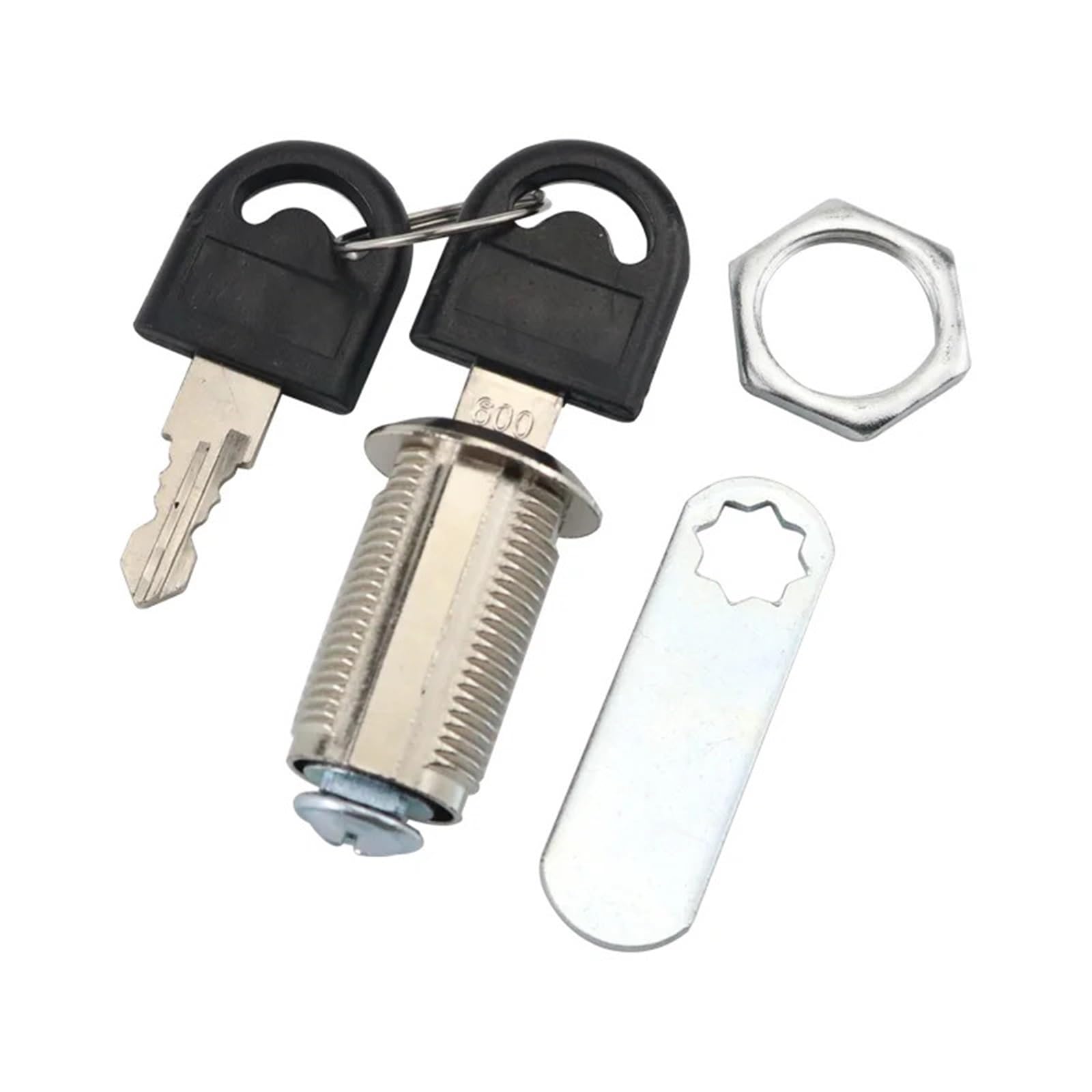 Cerradura de cilindro, cerradura de leva tubular para armarios de chapa, cajas de comunicaciones, maquinaria industrial, control de acceso seguro, solución de bloqueo de puerta duradera y fiable