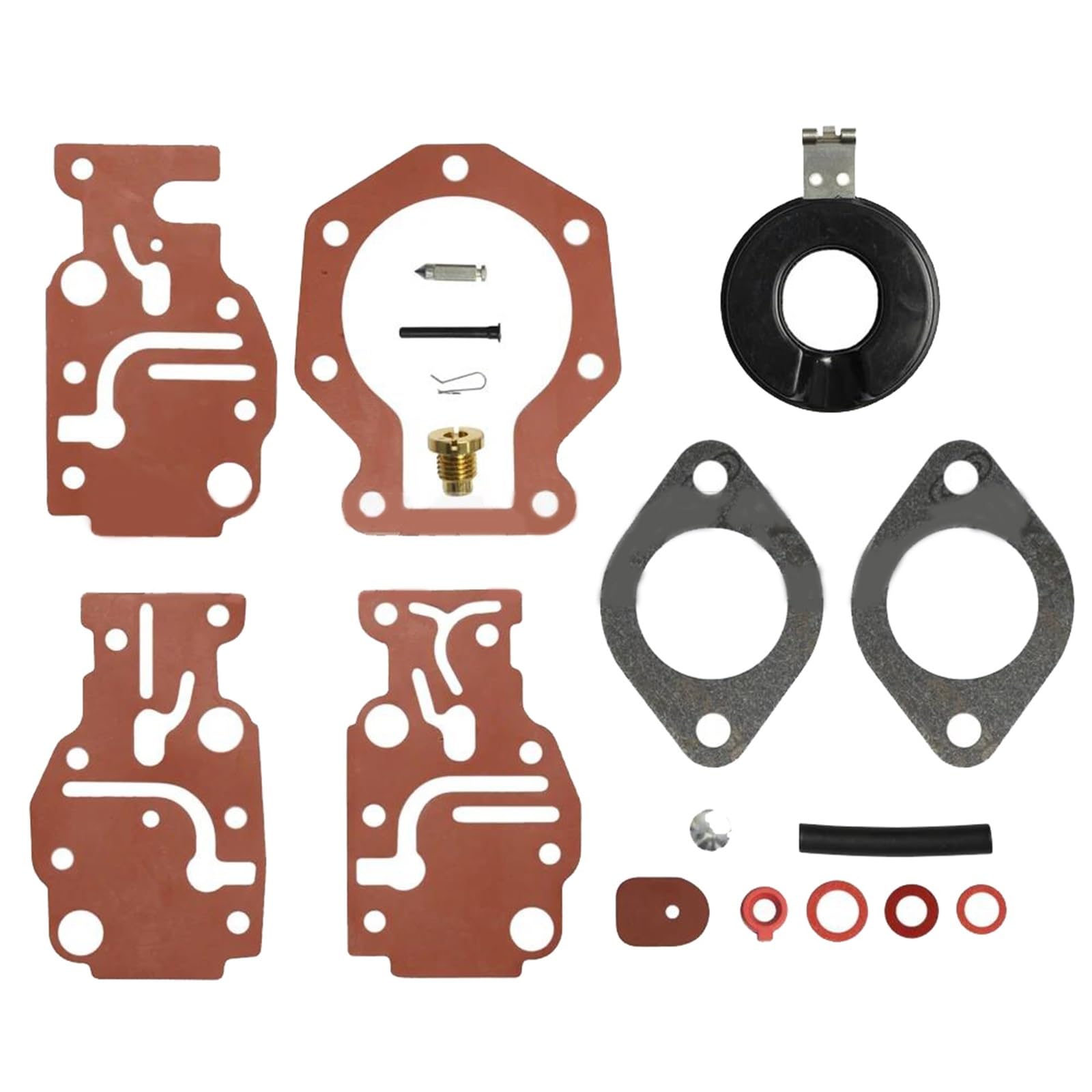 Kit réparation carburateur Evinrude Johnson 9.9 15 CV pièces 0431897