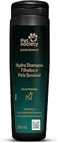 Super Premium Shampoo Filhotes e Pele Sensível 300ml para cães e gatos by Pet Society