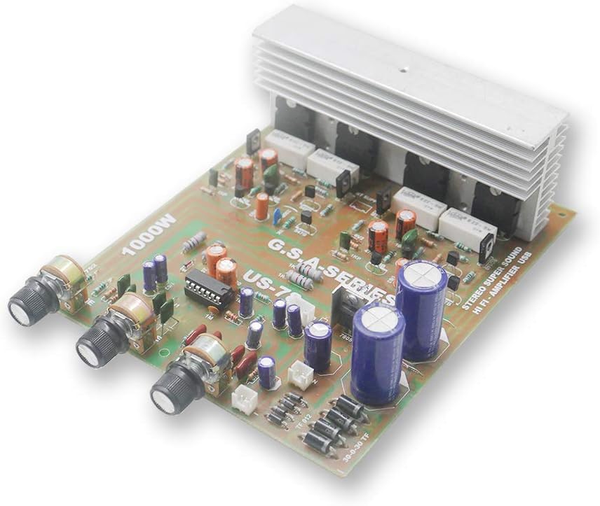 Nktronics 1000watt rms Mosfet strereo amplifier kit board with smart tone control