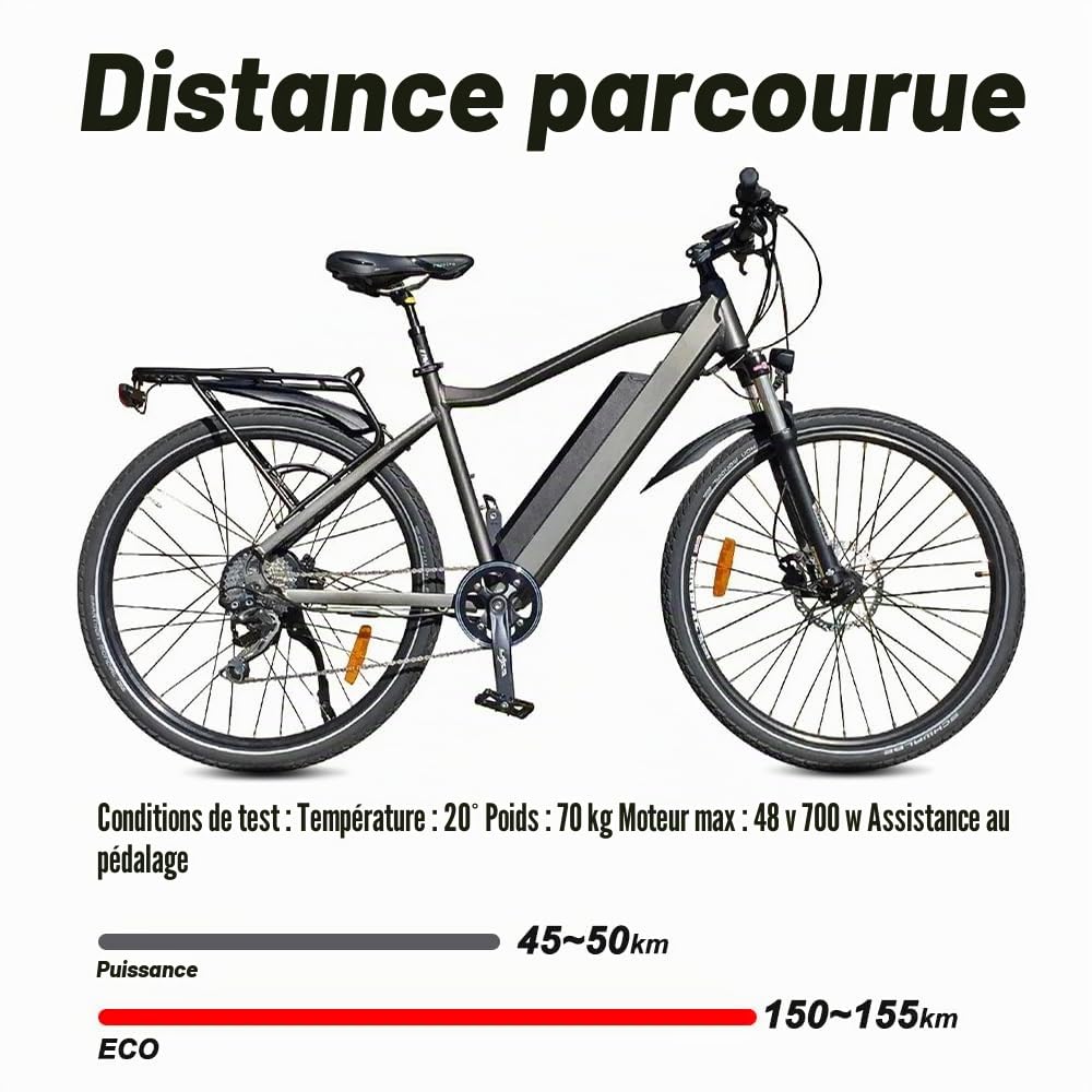 SEASON Dorado Plus 65 Ebike Batterie 36V 13Ah / 48V 13Ah 16Ah sans Chargeur - Batterie de Rechange Semi-Intube REENTION pour E-Bikes Pedelec NCM, LLobe, Fitifito, DeHawk