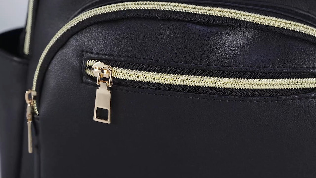 black pu leather school backpack with gold zipper Amazon.com: JIANLINST Mini Backpack Purse for Women PU Leather Small  Backpack Fashion Multi Pockets Casual Daypacks Ladies Travel Shoulder Bags  Black : Clothing, Shoes & Jewelry
