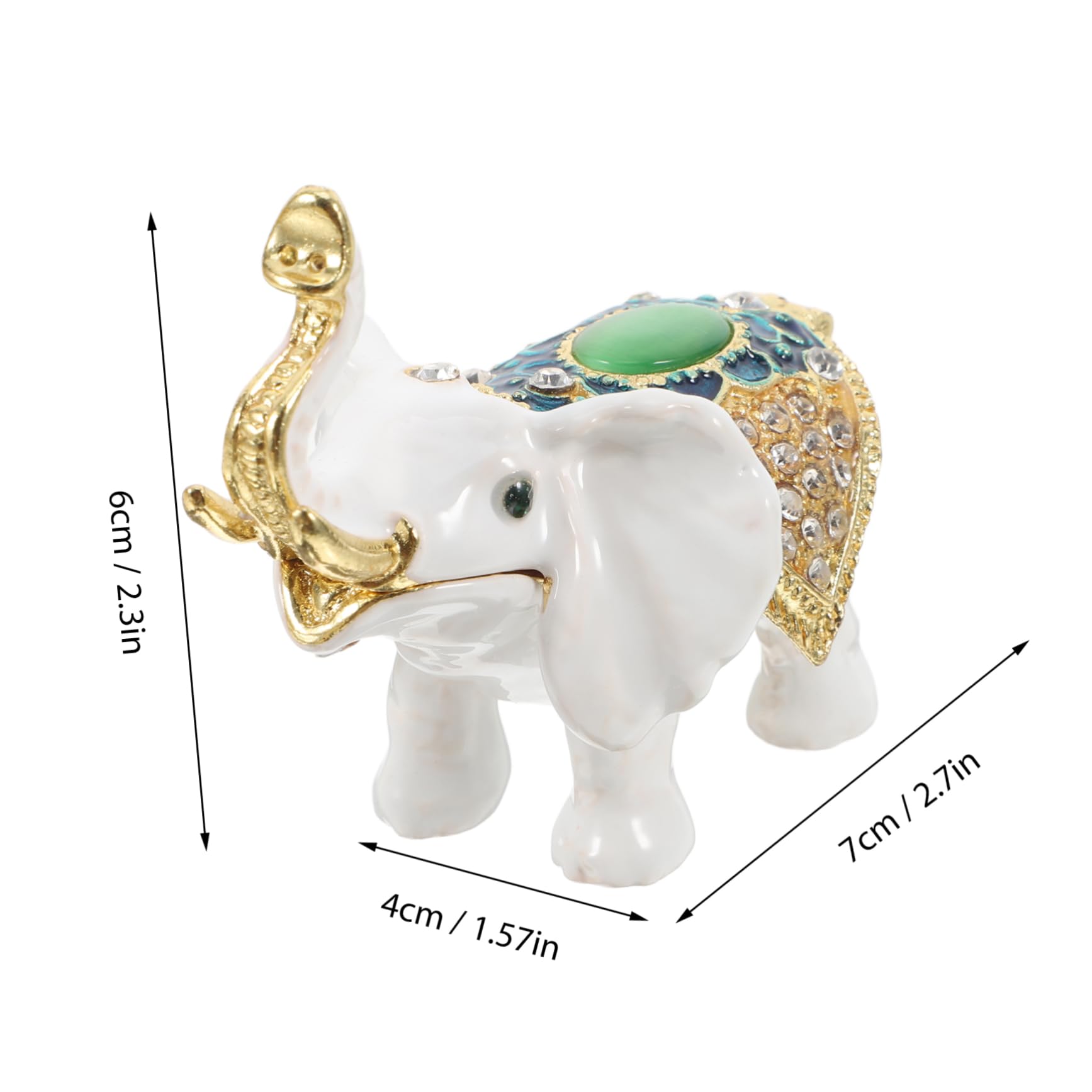 Amazon｜QUMIIRITY 象のジュエリーボックス 多機能リングホルダー 亜鉛