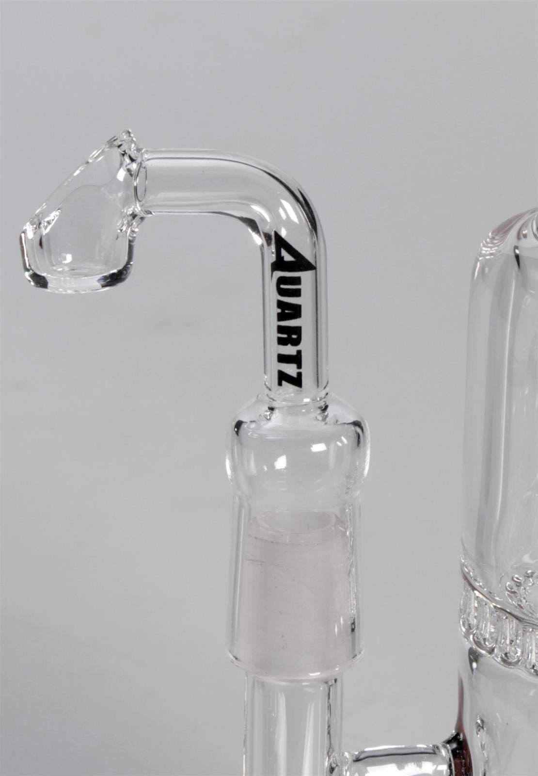 Bong-discount Bong-Accessoires : tête de sifflet d'eau, tête de pierre, tête à vis | filetage standard | 41 x 41 mm | Pierre de carbone | Bowl