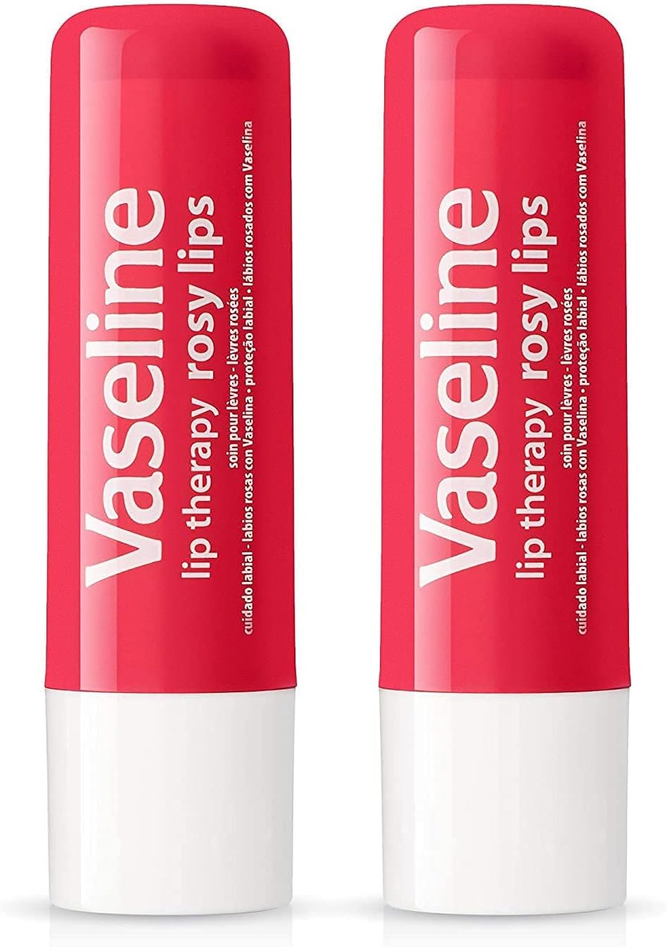 Lip Therapy Stick Rosy Lips | Intensive Lip Repair Treatment for Cracked, Dry, and Chapped Lips, 4.8g (2 pack)