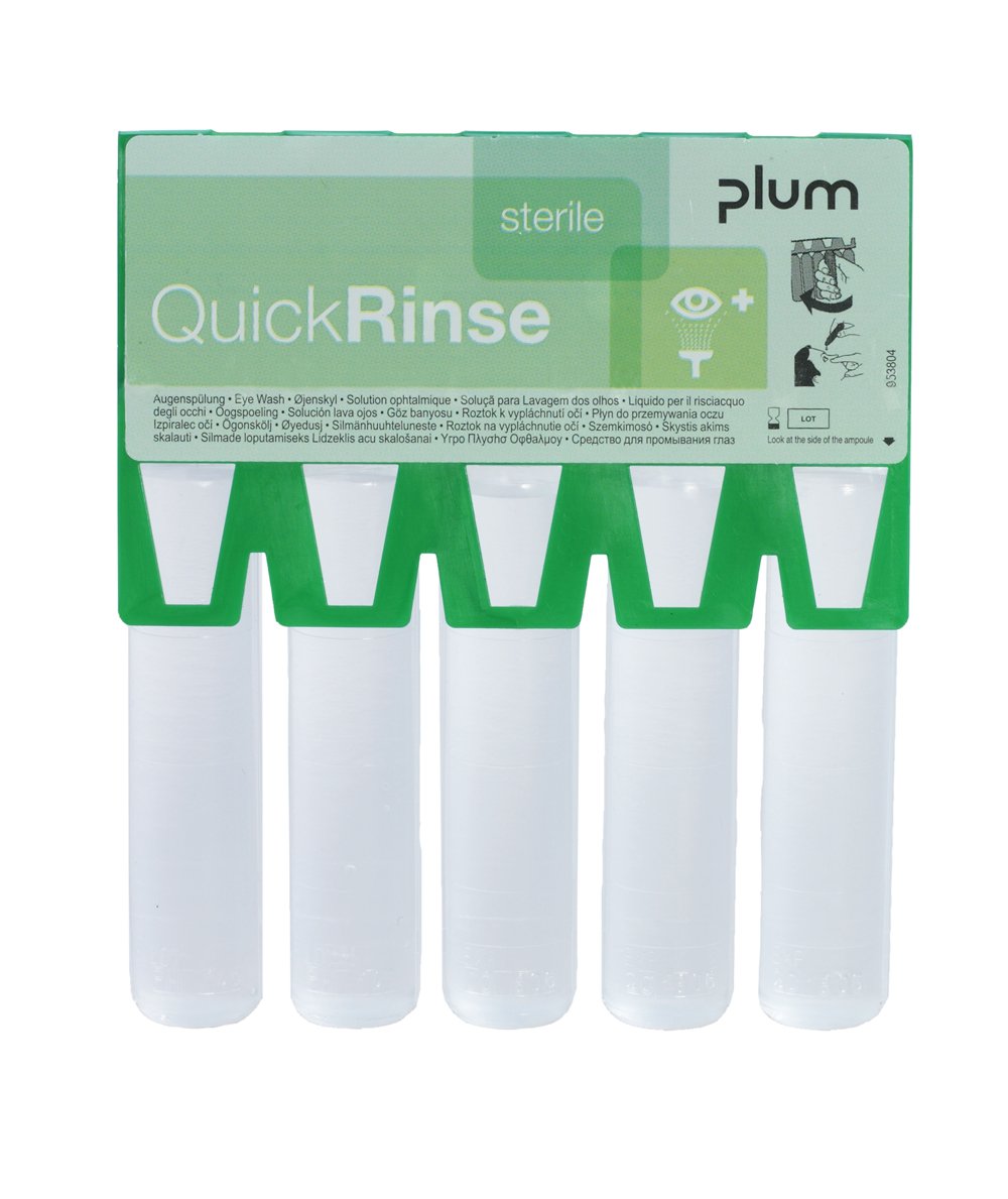 Plum 5160 QuickRinse Augenpülampullen, 20 mL (4-er Pack)