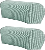 Vista 12 de LINGXIYA Juego de 2 fundas para reposabrazos de sofá, funda elástica suave para sillas, sofás reclinables, fundas protectoras para reposabrazos
