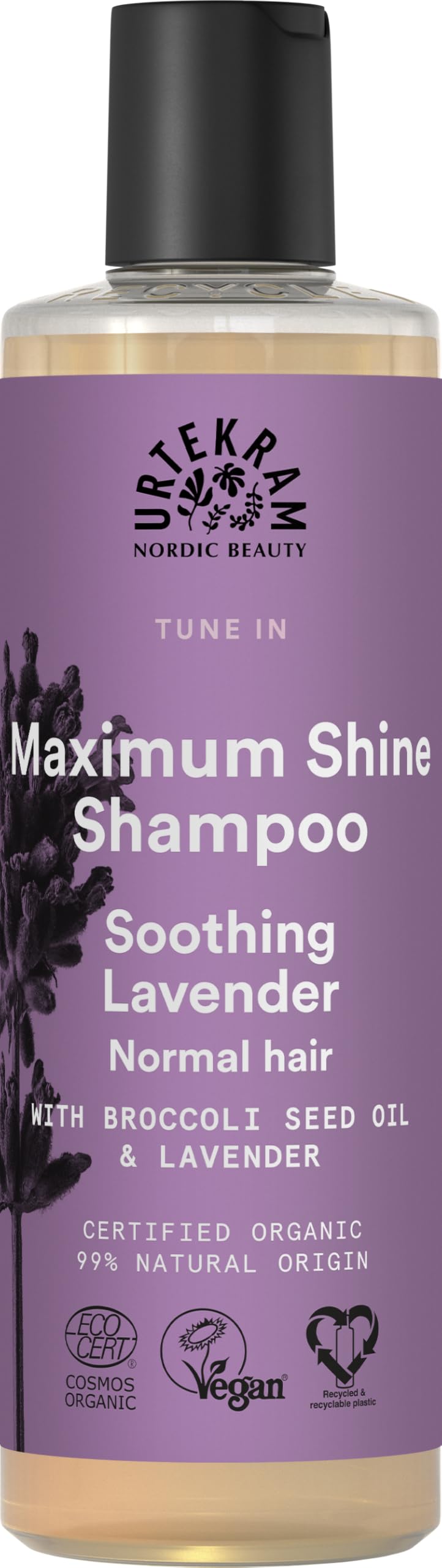 Urtekram Soothing Lavender Maximum Shine Shampoo 250ml