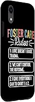 Vista 3 de Foster Care Rules Foster mom Case for iPhone XR