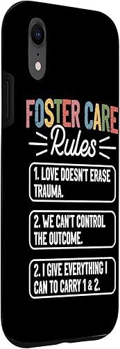 Miniatura 3 de Foster Care Rules Foster mom Case for iPhone XR