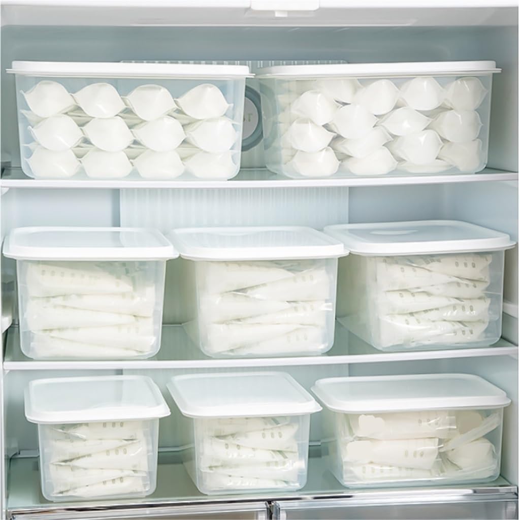 Contenitori Ermetici per Alimenti La scatola for la conservazione dei prodotti lattiero-caseari può essere refrigerata e congelata. Scatola sigillata in plastica quadrata per Frigorifero Frutta Verdur