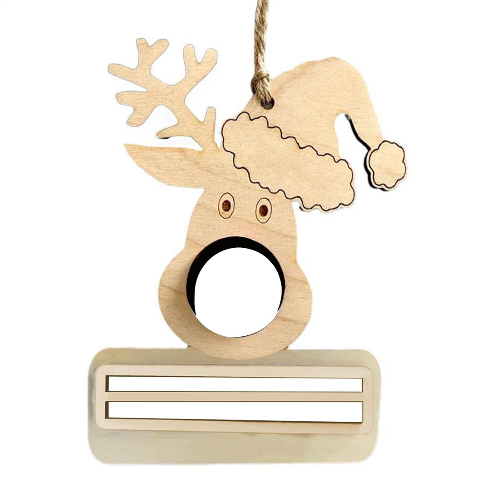 Adorno para árbol de Navidad con Soporte para Dinero, Titular de Dinero Hecho a Mano para Regalo en Efectivo, Decoración para, se Pueden Escribir bendiciones en la Parte Posterior.