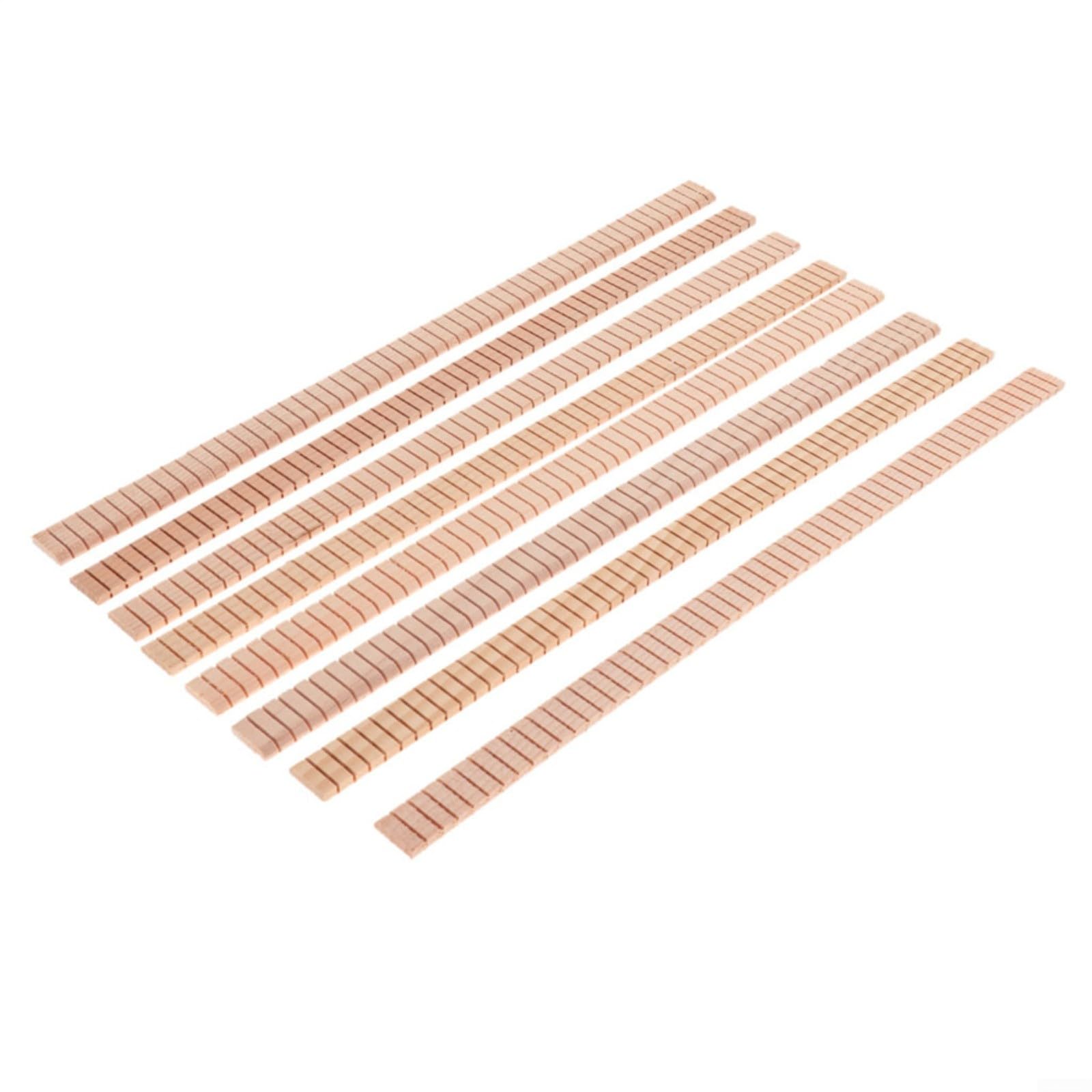 Guitar Binding Strip, Wood Guitar Binding Purfling Strip 8 Pcs, 360X17x4mm, Inlay Trim For Luthiers DIY Instrument Repair