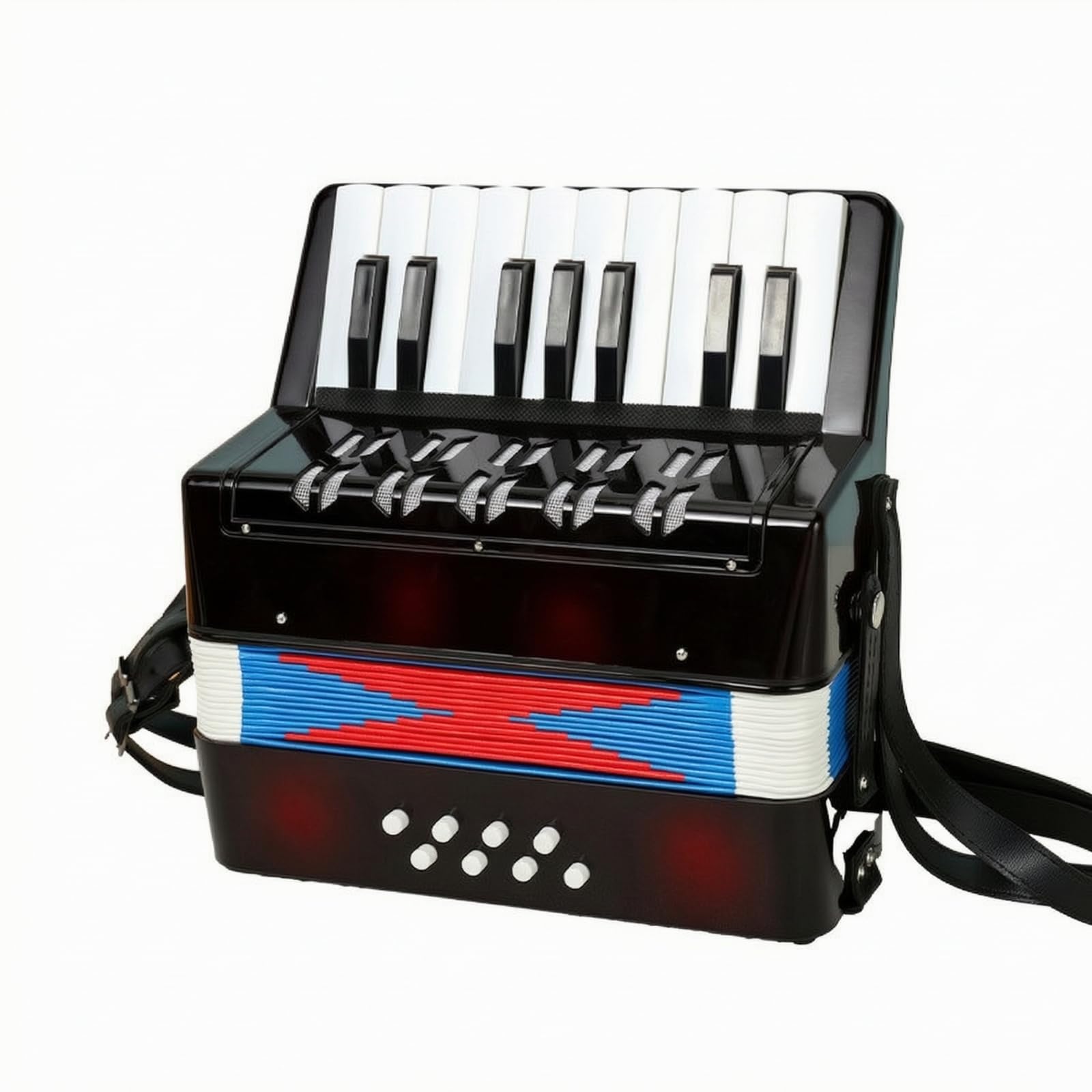 Acorón 17 Teclas Didáctico Acorón con Teclas Piano Mini Instrumento para Niños, Casa