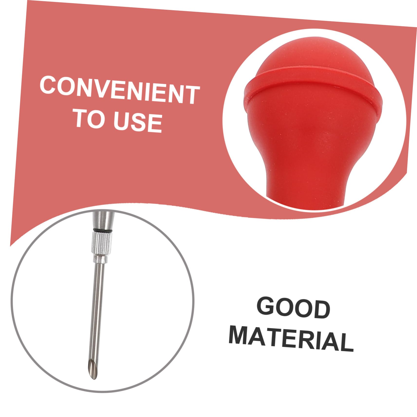 GRIRIW Quality Stainless Turkey Injector Kitchen Bbq Sauce Injector Meat Marinade