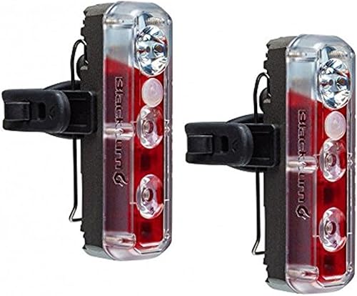 Blackburn 2'Fer-XL Multisport 200 Lumen Luces delanteras y traseras impermeables recargables - Manillar o tija de sillín de fácil montaje
