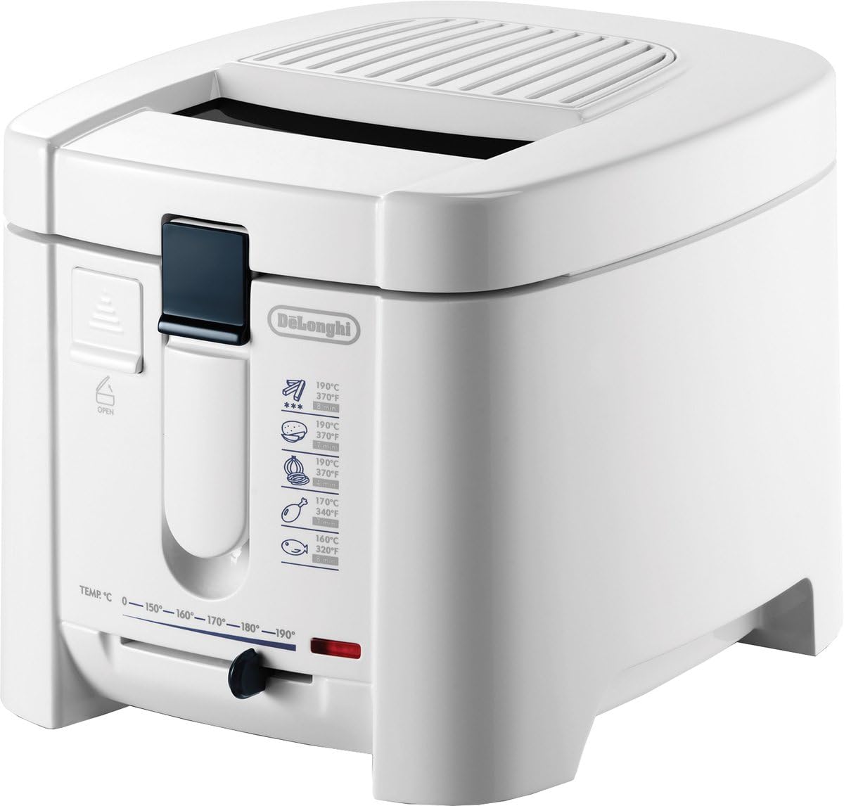 DeLonghi F13205 Solo White Freestanding 1200 W Deep Fryer (0.7 kg, 1.2 L, Single, White, Stand-Alone, 1200 W)