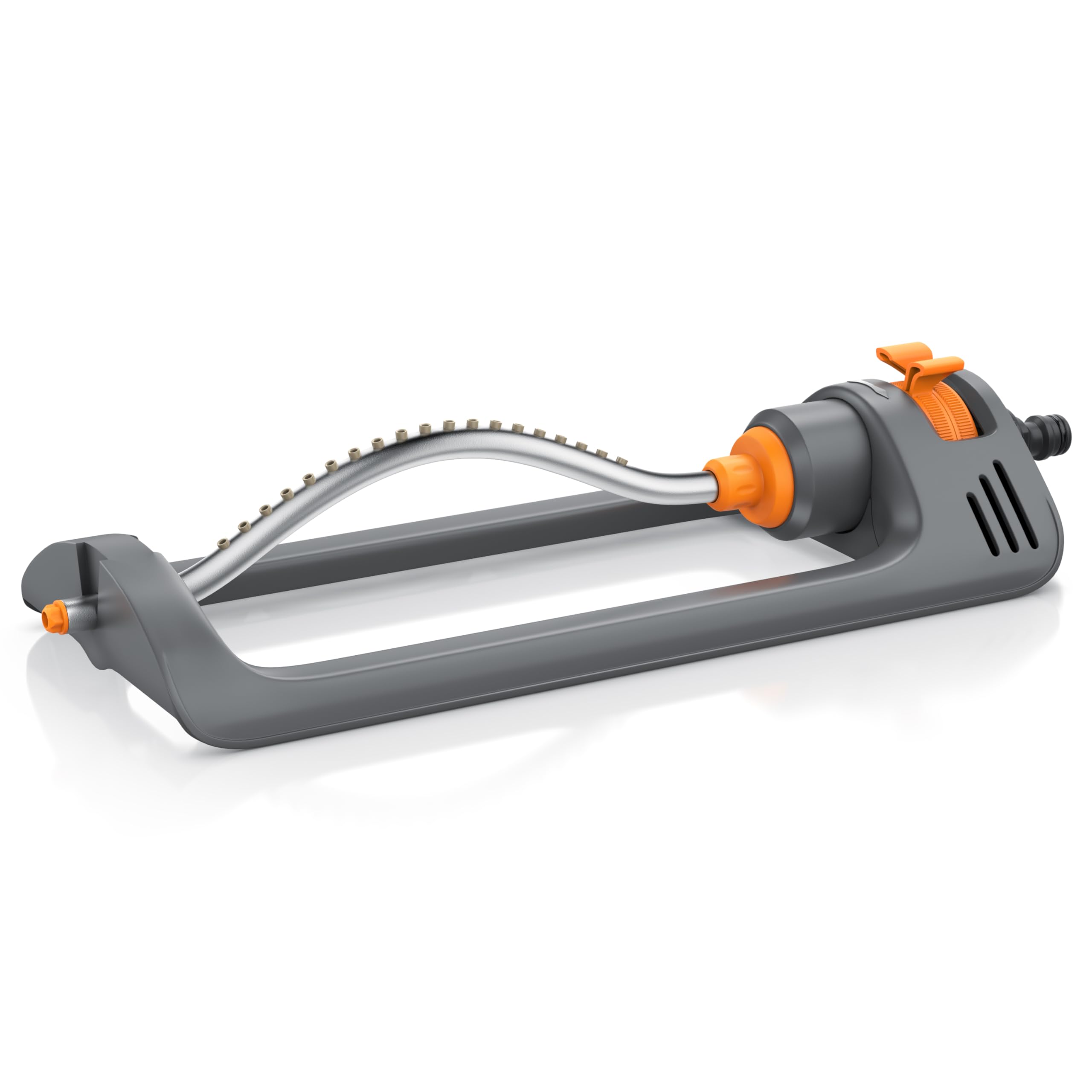 Brandson - Rasensprenger Viereckregner Rasensprinkler 3/4 Zoll - Garten Oszillations Regner – für gleichmäßige Flächenbewässerung – große Flächen bis zu 250 m² - schwarz