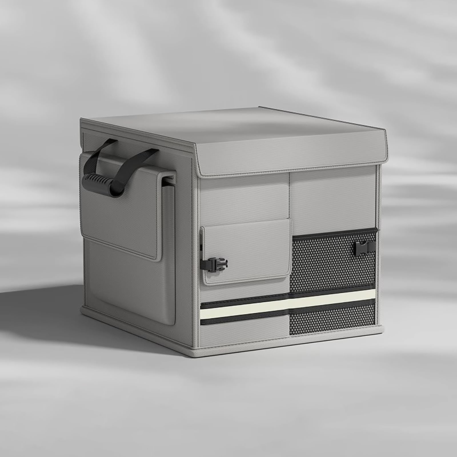 Organizador de Maletero Plegable con Asas reforzadas y Tapa, Bolsa de Carga Impermeable para Almacenamiento en el Coche.