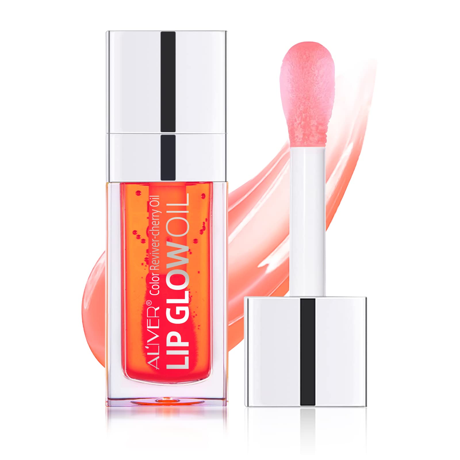 (Coral) - sefudun Plumping Lip Oil,Long Lasting Hydrating Lip Gloss Tint Lip Gloss Tint Lip Balm moist and non-sticky for Dry Lip Care (02 Coral)