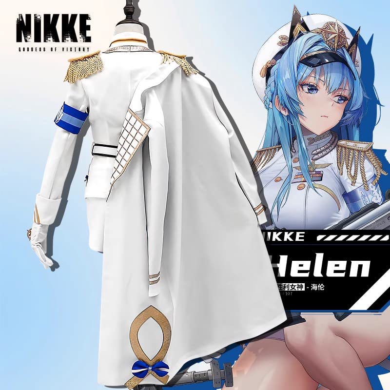 NIKKE ヘルム　ドレス　勝利の女神　ニケ　コスプレ衣装　ウィッグ Amazon.co.jp: 勝利の女神 NIKKE ヘルム コスプレワンビース