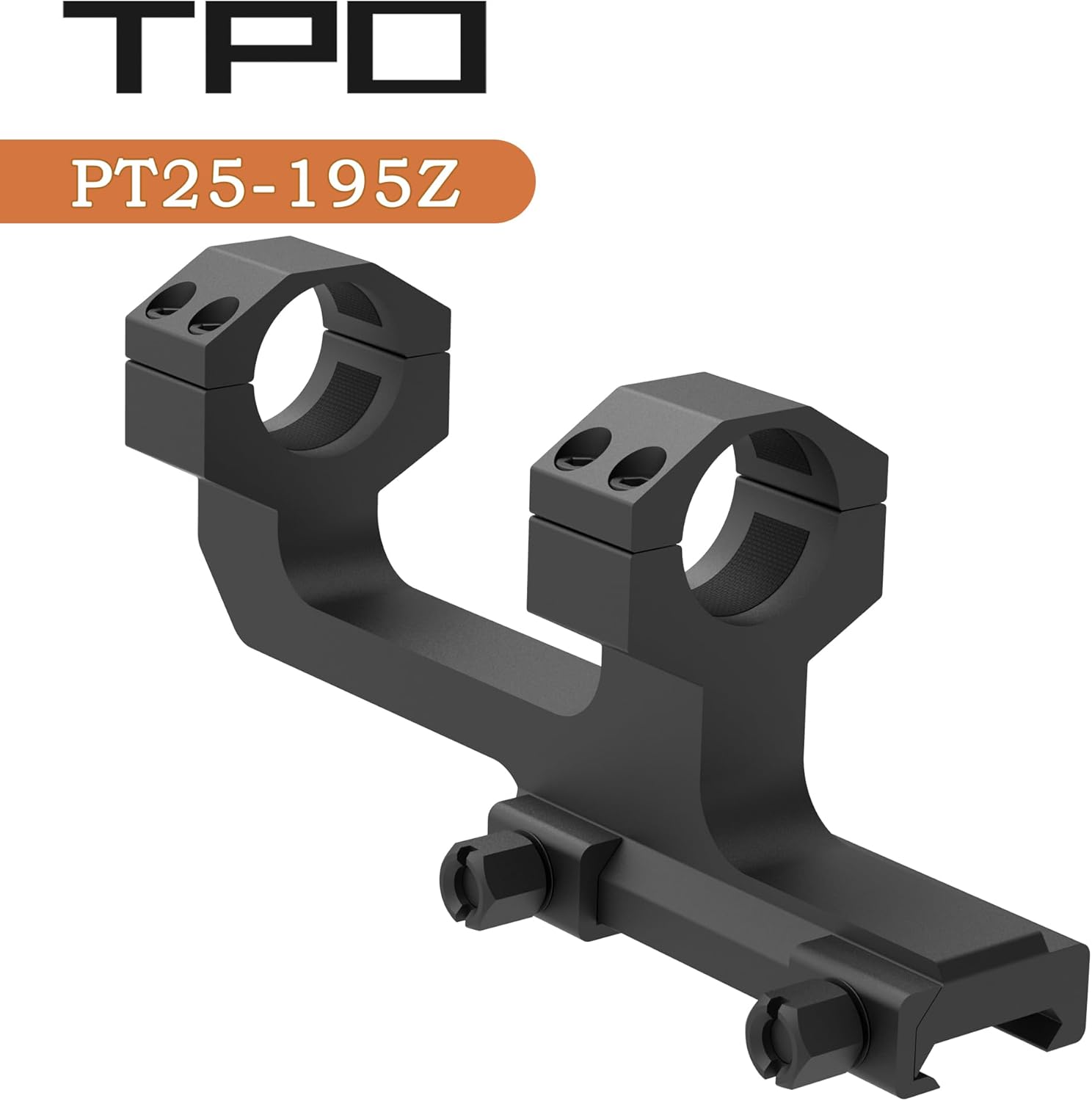 TPO GIII 1 Inch Picatinny Scope Mounts, Heavy Duty (25.4mm) 1" Picatinny Scope Rings