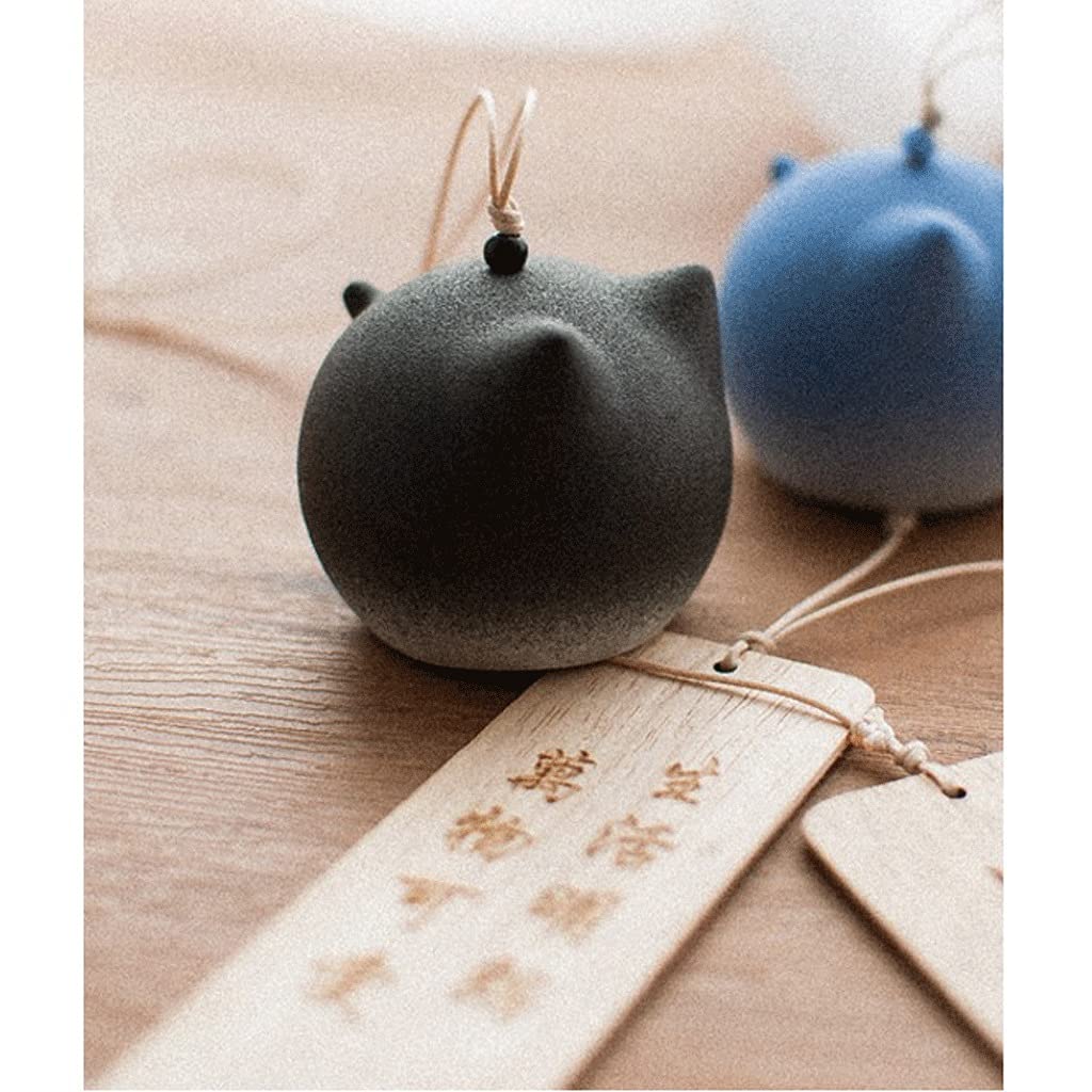 YYDS Carillons éoliens Cute Cat Turn Chimes Main Main Main Suspensant Bell Outdoor Intérieur Décoratif pour Votre Propre terrasse, porche, Jardin ou Jardin Décoration idéale