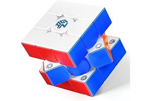 GAN356 M E Magnetic Speed Cube 3x3 Stickerless, 48 Magnets GES Pro+ 12 Tension Settings