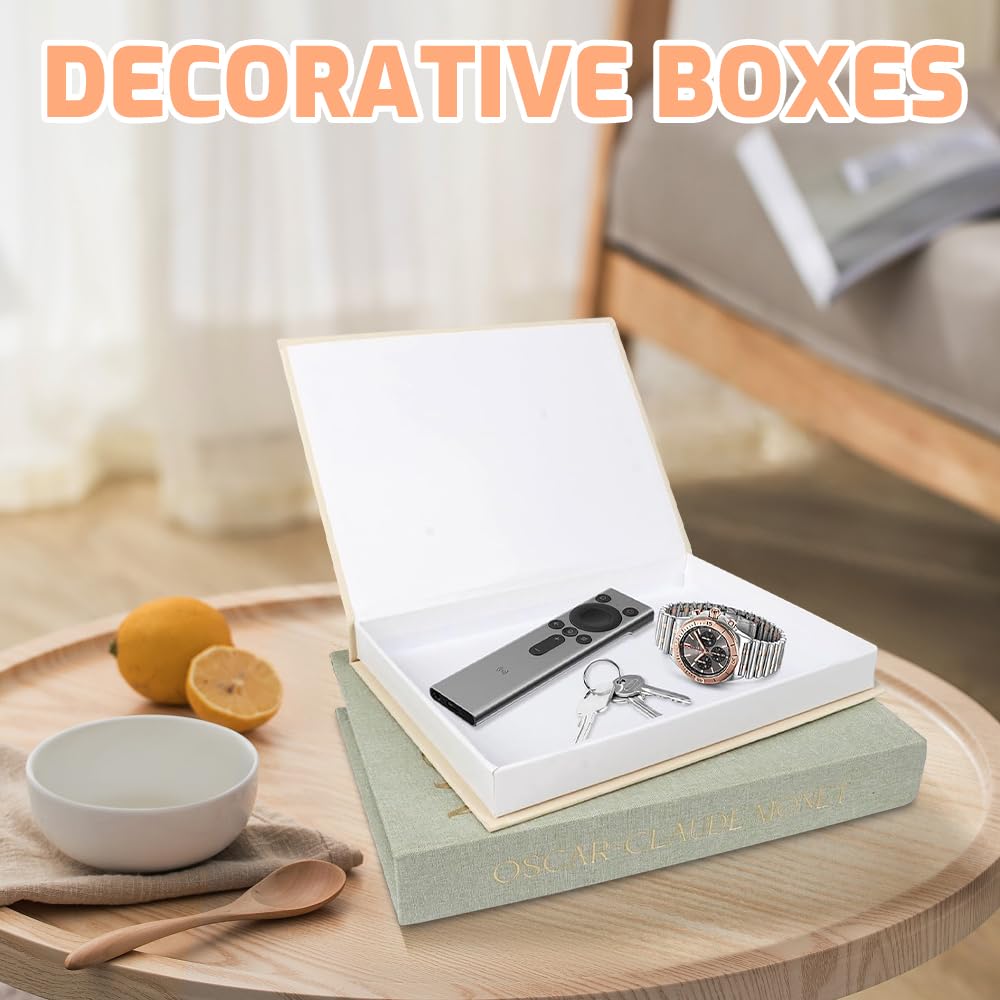 Libri Decorativi Arredamento, 2 Pezzi Libri Finti Decorativi Design, Libro Decorativo Di Moda, Libri Contenitori Design, Per La Decorazione Di Tavolini Da Caffè,Soggiorno,Tavolo